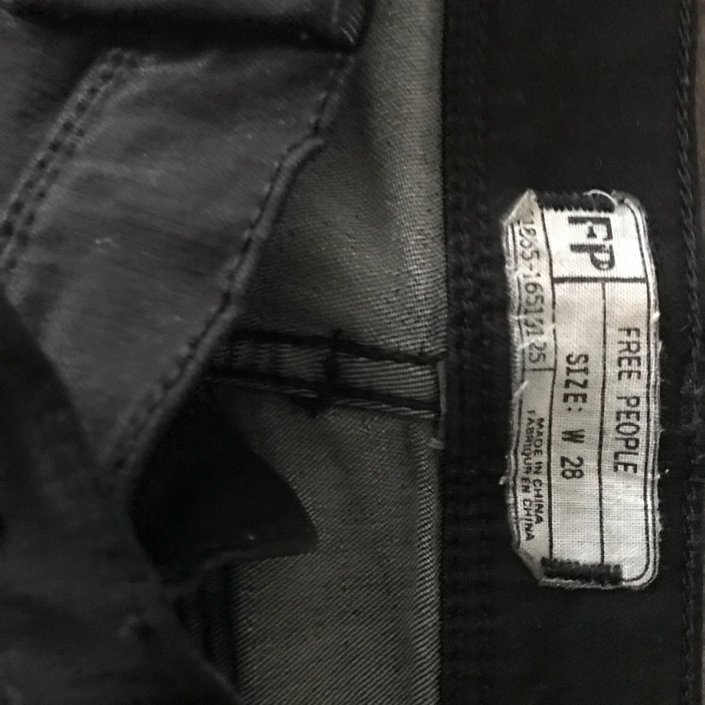 Free People black skinny jeans